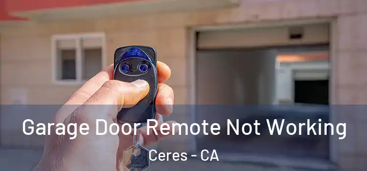  Garage Door Remote Not Working Ceres - CA